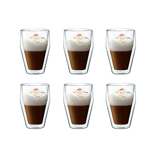 Bodum 104821012 Titlis Set 6 Verres Double Paroi Empilables