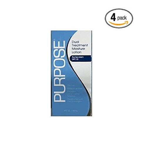 PURPOSE Dual Treatment Moisturizer, SPF 10 4 oz (Pack of 4)