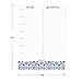 Weekly Magnetic Meal Planner Notepad By Julianne & Co - Food Planning Organizer And Grocery List Pad, 52 Premium A5 Pages, with Tear Away Perforated Shopping List (Blue China Print WITH Fridge Magnet)
