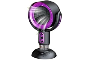 WEGODAL Purifier Fan, 2025 Upgrade Removable and Washable Filter Portable Smokeaway the Blaze Fans for Smokes, Smoke Away Purifier Fan Smoke Eliminator for Indoor BBQ,Hot Pot, Extractor Hood (Purple)