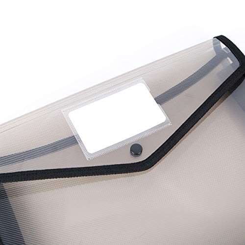 Plastic-File-Folder-Poly-Pockets-Envelope-Expanding-File-Wallet-A4Letter-Size-6-Pack-Large-Document-Folder-with-Button-ClosureWaterproof-Transparent-Premium-Accordion-File-Pouch-for-School-Office