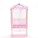 Supershopping 1 Pc Fashion Baby Doll Bed and Crib Bedroom Accessories with Mosquito Net for Barbie Girls