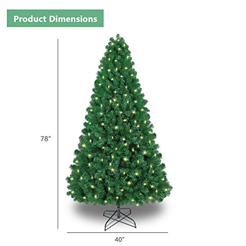 SHareconn 6.5ft Prelit Premium Artificial Christmas Tree, Xmas Tree