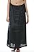 Odishabazaar Women Black Saree Petticoat Satin Silk Underskirt Lining for Sari