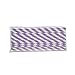 Carejoy 25pcs Biodegradable Paper Drinking Straws Baby Pastel Purple Stripes 7.75