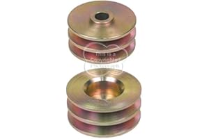 MANIAC EM ManiacEM Pulley, 2 V Belt Grooves, 17mm ID, 82.6mm OD for Ford Alternators