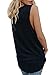 Beautife Womens Tank Tops Summer Casual Loose Fit Sleeveless V Neck Cotton Long Tunic Shirts