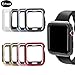 Watch Protector Case Compatible with Apple Watch Cover Protecitve Frame Bumper MAIRUI 38mm 8 Packs TPU Guard Protection Case for iWatch Series 3/2/1 Sport Edition