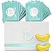 (16 Pairs) 24K Gold Under Eye Mask: Hydrating Collagen Undereye Gel Patches - Anti Wrinkle Moisturizing Eye Pads - Brightening Skin Care Treatment for Puffy Eyes, Dark Circles, Wrinkles, Eye Bags