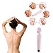 Wireless Wand Massager,New IPX 8 Waterproof Powerful Mini Cordless Wand Massaging with 10 Vibrations and 5 Multi-Speed,getbear Silicone Compact Rechargeable Power Massager (Pink) (Pink)