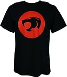 ThunderCats Logo Men’s T-Shirt, Large, Black, Online Clothing Store