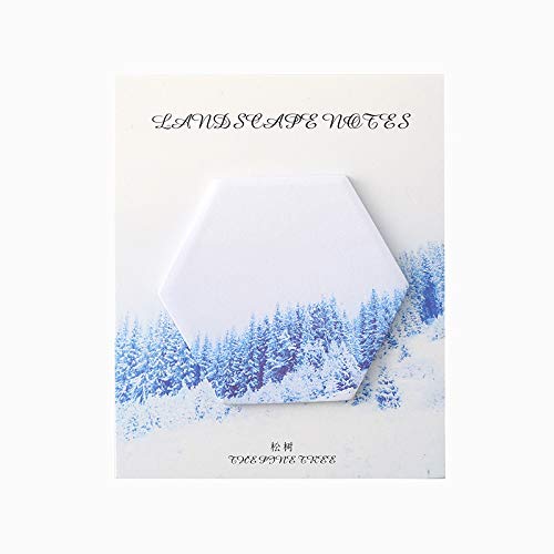 RIANCY Nature Scenery Cute Sticky Notes Memo Note Pad Things to Do List Notepad, Schedule Marker, 30 Sheets per Pad (Nature,Pack of 10) - Thumbnail 7