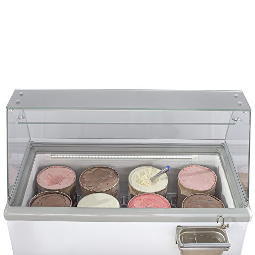 Maxx Cold 8 Flavor 14 cu ft Commercial Ice Cream Dipping