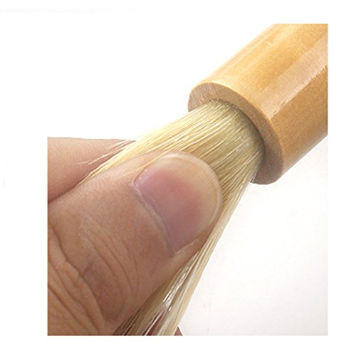 image for MagiDeal Coffee Grinder Cleaning Brush, Heavy Wood Handle & Natural Br