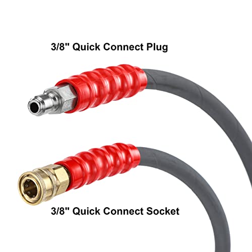 M MINGLE Pressure Washer Jumper Hose, 5 FT Whip Hose for Power Washer