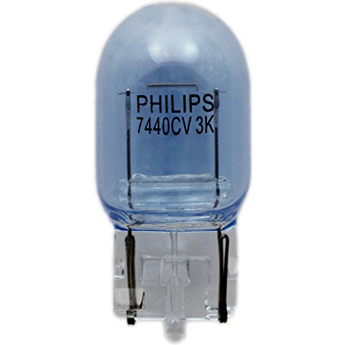 Philips 7440 CrystalVision ultra Miniature Bulb, 2 Pack