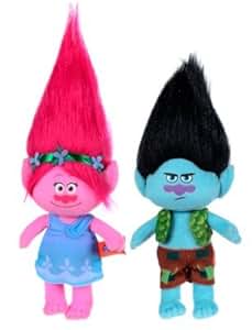 Amazon.com: DreamWorks Poppy Pink Hair And Branch Trolls ...