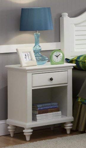 Bermuda White Night Stand by Home Styles