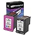 SPEEDYINKS Remanufactured Ink Cartridge Replacement for HP 61 (1 Black & 1 Color, 2-Pack) Compatible with The Following HP Printer Model HP Deskjet 100