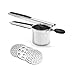 Yamoo Premium Stainless Steel Potato Ricer Set, Baby Food Strainer, Fruit Masher, and Food Press - 3 Interchangeable Ricing Discs 2019 Upgraded Version