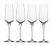 Stolzle 6.75-Ounce Experience Champagne Flute Glasses, Set of 4