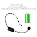 UEB FM Wireless Microphone Headset Megaphone Radio Mic for Loudspeaker