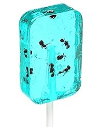 hotlix Assorted Ant Sucker Lollipop – Pack de 4 – Blueberry, Apple, plátano, Watermelon