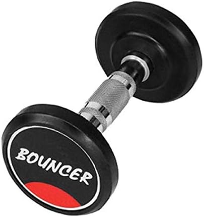 Gymnasio Bouncer Single Rubber Covering Round Dumbbells (2.5kg, 5kg, 7.5kg, 10kg,12.5kg)