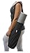 Yogiii Yoga Mat Bag | The Original YogiiiTote | Yoga Bag Tote Sling Carrier w/Large Side Pocket & Zipper Pocket | Fits Most Size Mats, Obsidian Black, L, Pocket