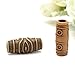 JETEHO 60 Pieces Wood Dreadlock Hair Beads Hair Braid Pins Rings Cuff Clips Tibetan Jewelry Wooden Loose Beads Decor DIY Accessory