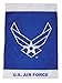In the Breeze U.S. Air Force Wings Garden Flag