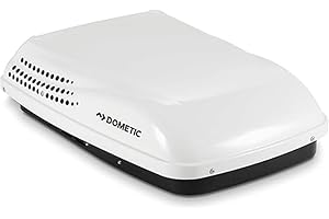 Dometic Penguin II Rooftop Air Conditioner - Low Profile 11K BTU, Black Single or Multi Zone AC Unit for RVs - Ducted or Non-Ducted Application w/Rib-Reinforced Base Pan and R410A Refrigerant