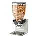 Zevro KCH-06147 Indispensable Premier Designer Dry Food Dispenser, Single Control, Stainless Steel, Silver/Black