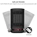 Space Heater, Veidoo 950W Portable Electric Heater Oscillating PTC Ceramic Personal Space Heater with Overheating and Tip-Over Protection Quiet and Quick Heating up for Home and Office
