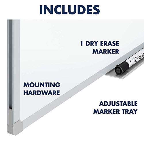 6 Whiteboard+Silver+Finish+Aluminum+85355