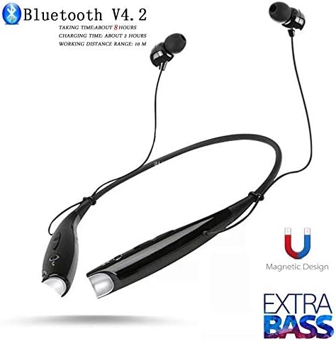 Stealkart Wireless Bluetooth Headsets for Redmi 6 Pro, Redmi 7, Redmi 6A, Redmi 6, Mi A2, Redmi Note 5 Pro, Redmi 4, Redmi Note 4, Redmi Y1, Redmi Y3, Mi Y2, Redmi 5 Headphones, Earphones with Mic