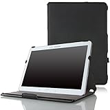 MoKo Samsung Galaxy Note 10.1 2014 Edition Case - Slim-Fit Multi-angle Stand Cover Case for Note 10.1 Inch 2014 Edition & Tab Pro 10.1 Tablet,BLACK (With Smart Cover Auto Wake / Sleep)