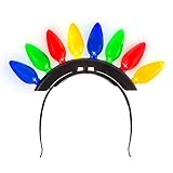 Windy City Novelties Christmas Lightbulb Headband