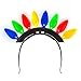 Windy City Novelties Christmas Light Bulb Headband for Ugly Christmas Xmas Party Kids & Adults