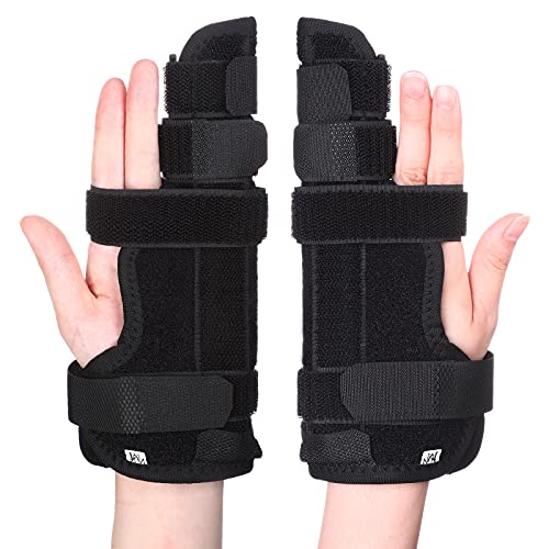 2 Pieces Hand Brace with Finger Support Finger Brace Pinky Finger ...