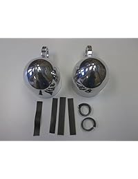 Latas para altavoces de 6.5" con 2.5" abrazadera de altavoz para barco o cualquier 2   en aluminio pulido Tubo redondo 2.5"