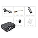 WOWOTO Portable LED Video Projector Home Theater Support HDMI/USB/AV/TV/1080P