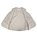 LUSI MADAM Men's Poplin Outdoors Travel Sports Pockets Vest US XL/Asia 4XL Off-White