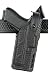 Safariland 7360 7TS ALS/SLS Mid-Ride III Retention Glock 17/22 Duty Holster with ITI Light, Black, Right Hand