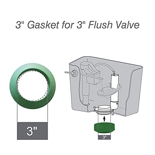 Universal Tank To Bowl Bolts & Gasket Kit, Solid Brass Hardware Kit