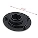 HTT Group Motorcycle Black Keyless Gas Cap Twist Off Aluminum Racing Fuel Tank Cap For Kawasaki ZX-14R/ ZZR1200 /ZRX1200R /Z1000 /ZX-10R /ZX-9R /ZX-6RR /ZX-6R