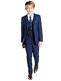 Paisley of London, Boys blue suit set with shirt , Ring bearer suits