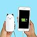EMIE Cute Cat 10000mAh External Battery Power Bank, Adorable Fast Charging Protable Charger for iPhone 8 X 7 6 6S Plus 5S, iPad, Samsung Galaxy, Smart Phones and Tablets