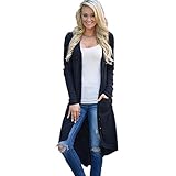 Flank Women Loose Long Sleeve Cardigan Outwear (M)