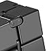 Infinity Cube Fidget Cube Toy for Adults & Kids Relieve Stress & Anxiety Cool Hand Fidget Stress Toy Magic Flip Rubiks Cube for ADD,ADHD,OCD,Anxiety Disorder,Autism by Ganowo (Blue&Black)